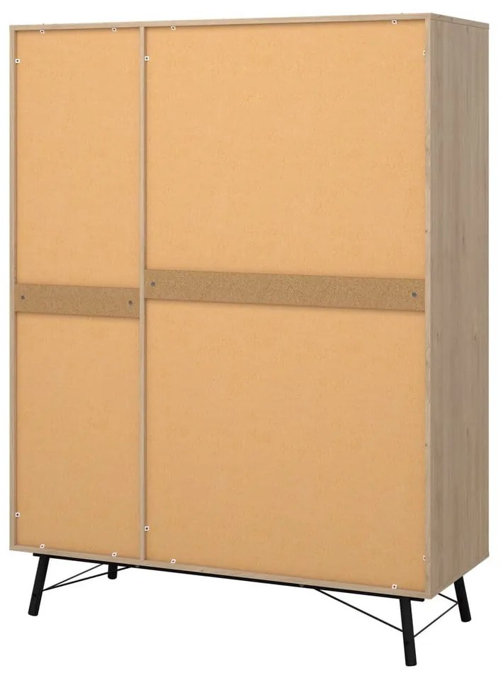 Šatníková skriňa v dekore duba v prírodnej farbe 150x200 cm Ry – Tvilum