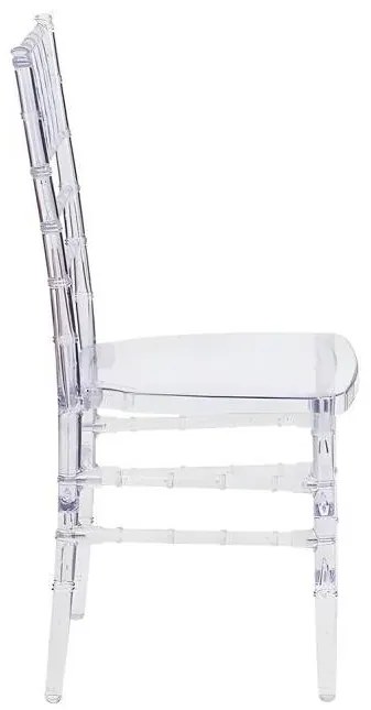Mextra Svadobná stolička TIFFANY CHIAVARI I, 000 priehľadná