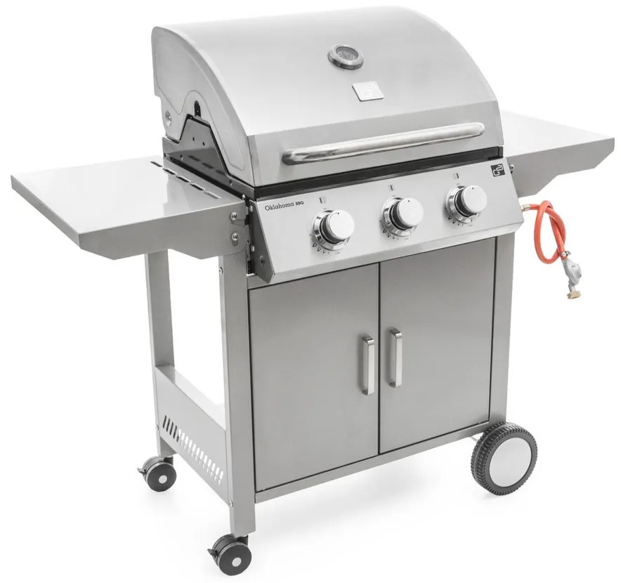 Plynový gril G21 Oklahoma BBQ Premium Line 3 horáky + zadarmo redukčný ventil 6390310