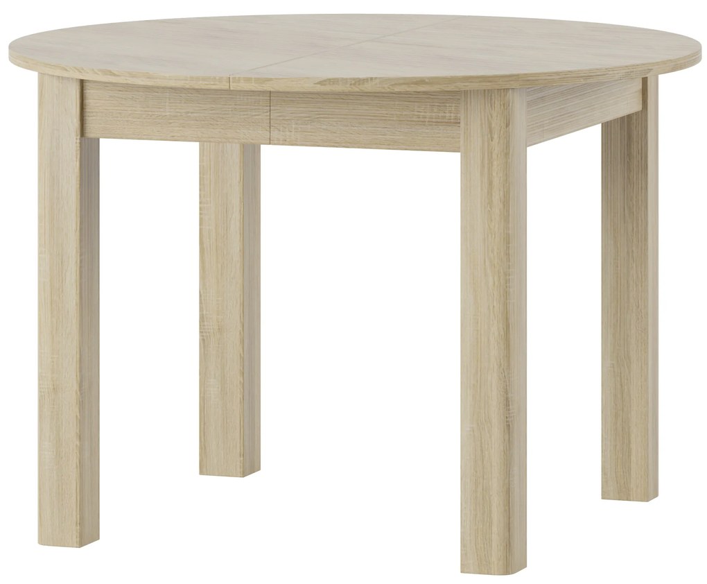 Jedálenský stôl Untim 1 (dub sonoma) (pre 4 až 6 osôb). Vlastná spoľahlivá doprava až k Vám domov. 1068268