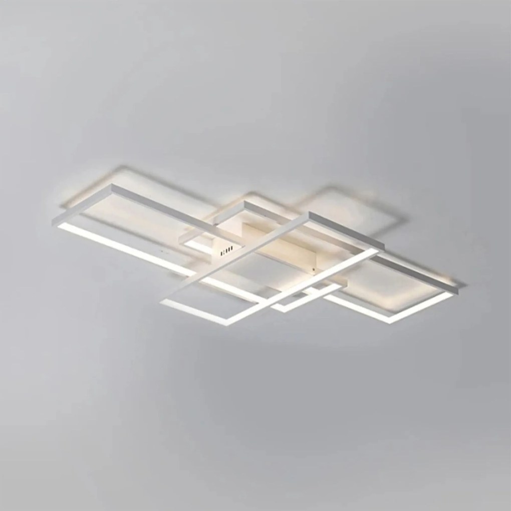 Toolight - LED stropné svietidlo + diaľkové ovládanie APP385-CP, chrómová, OSW-07860