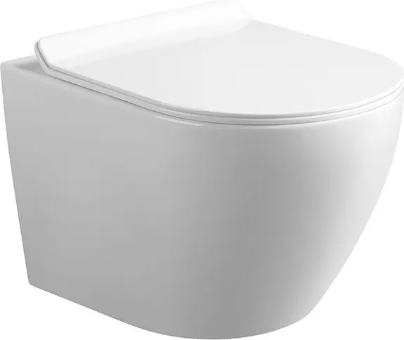 BPS-koupelny Závesná WC misa so SoftClose sedadlom HYD-4140, biela