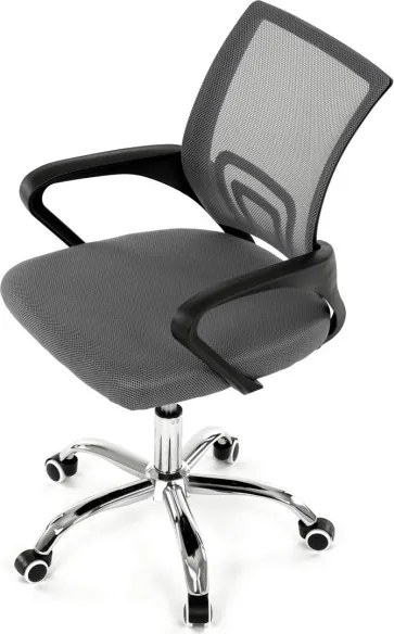 Detská otočná stolička sivá KA-L103 GREY