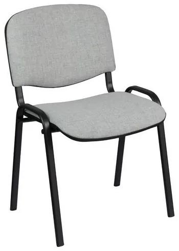 Konferenčná stolička Manutan ISO Black, sivá