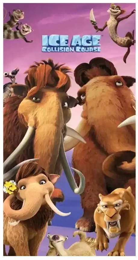 Osuška detská Doba ľadová 70x140 cm