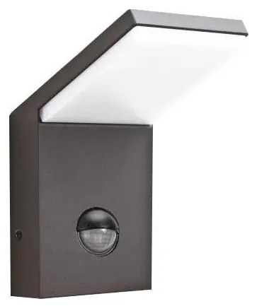Ideal Lux - LED Vonkajšie svietidlo so senzorom STYLE LED/9W/230V CRI 90 IP54 antr