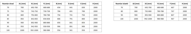 Mexen Lunar-B L výklopný sprchový kút pravý 90 x 90 cm, číre sklo, čierna matná, 832L-090-090-70-00-P