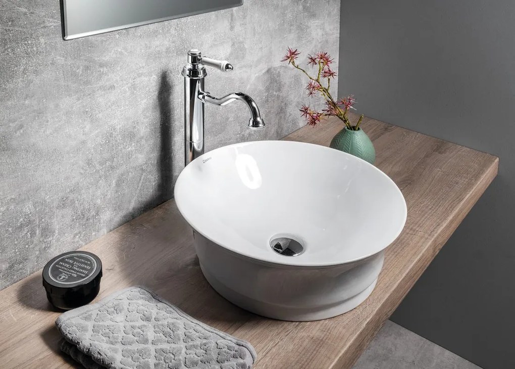 Sapho Sapho, VIENNA stojánkova umývadlová batéria vysoká bez výpuste, chróm, VO006