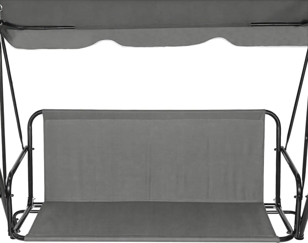 Sedák na zahradní houpačku BUSTIA 140x100 cm šedý