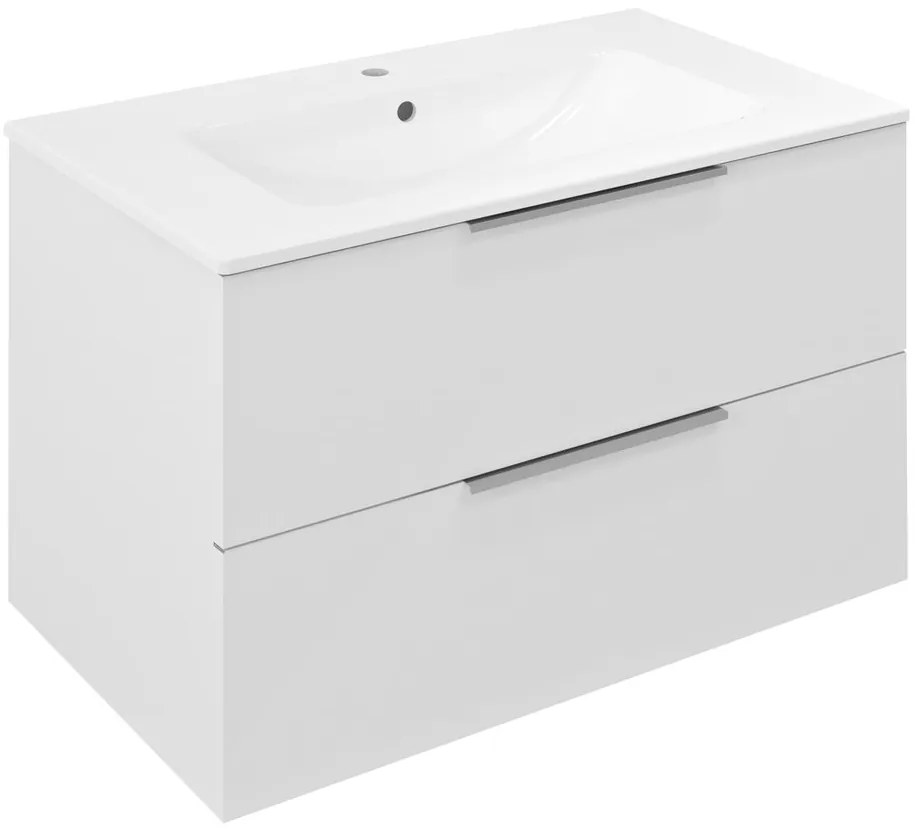 Sapho Sapho, CIRASA umývadlová skrinka 79,8x52x46cm, biela lesk, CR801-3030