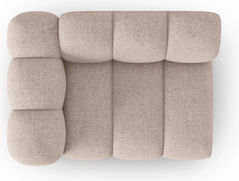 Béžový modul pohovky (ľavý roh) Lupine – Micadoni Home
