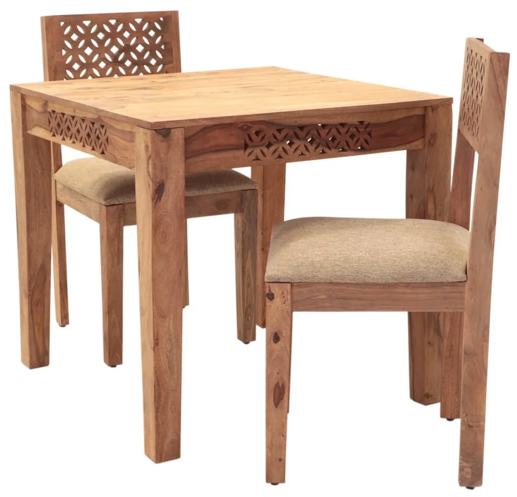 furniture-nabytek.cz - Jídelní set pro 2 osoby z masivního palisandrového dřeva