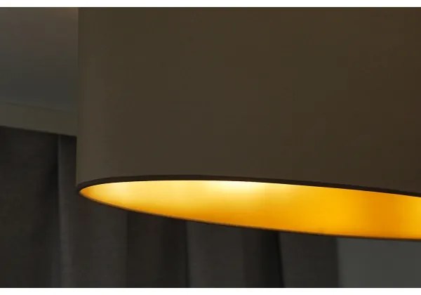 Duolla - Prisadený luster OVAL VEGAN 1xE27/15W/230V béžová