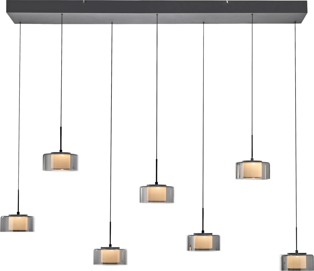 XXXLutz ZÁVESNÉ LED SVIETIDLO, 126/21/180 cm - Interiérové svietidlá - 003467029501