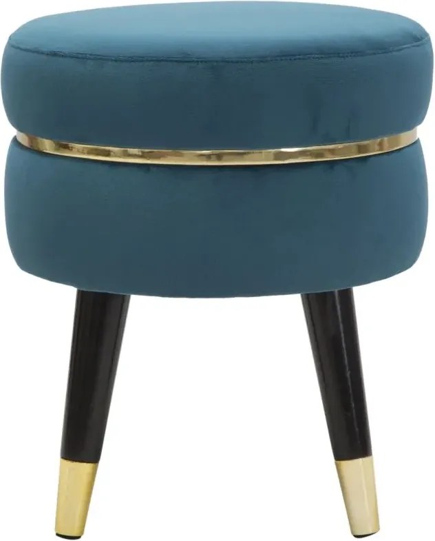 Taburet PARIS 35 cm tyrkysový