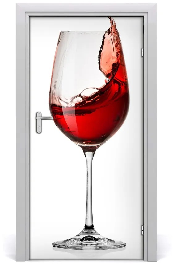Fototapeta na dvere samolepiace červené víno 85x205 cm