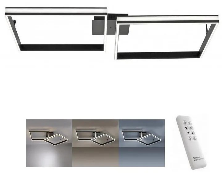 Leuchten Direkt 14700-18- LED Stmievateľný prisadený luster ELIS 2xLED/19W/230V+DO