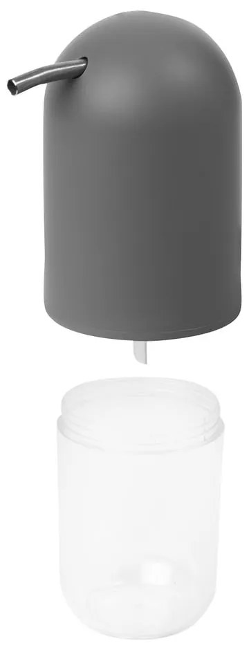 Sivý plastový dávkovač mydla 230 ml Touch – Umbra