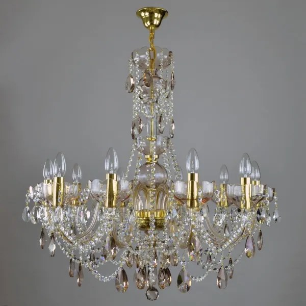 Wranovsky JWZ121102100 - Krištáľový luster na reťazi ZENITH 10xE14/40W/230V