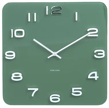 Hodiny Karlsson KA5641GR, Vintage, jungle green, 35cm