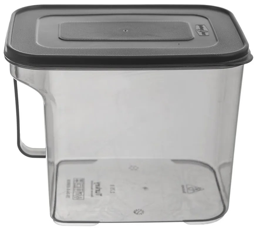 Orion Dóza na potraviny s vekom a uchom MATRIX, 2,8 l, sivá