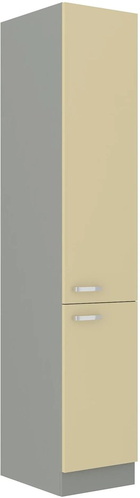 Horná kuchynská skrinka Kelyn 40 DK-210 2F (korpus: lesk krémový + front: sivá). Vlastná spoľahlivá doprava až k Vám domov. 1134444