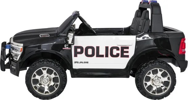 Elektrické autíčko RAM 3500 policajné čierne