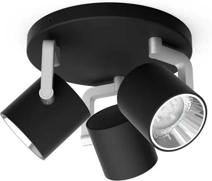 LED Bodové svietidlo Philips Byrl 50673/30 / P0 s funkciou SceneSwitch čierne