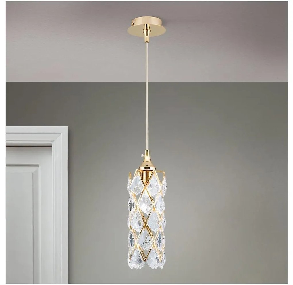 Orion - Luster na lanku RITA 1xG9/40W/230V zlatý