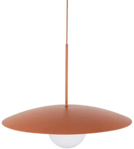 Luster na lanku SLATE 1xE27/15W/230V pr. 65 cm tehlová