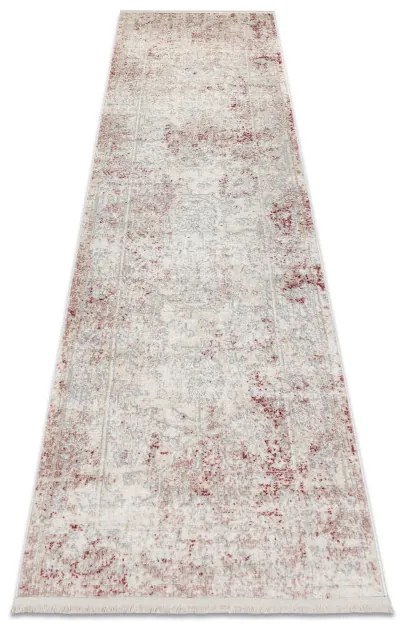 Koberec / behúň DISTIN 0828A ružový / púdrový / biely