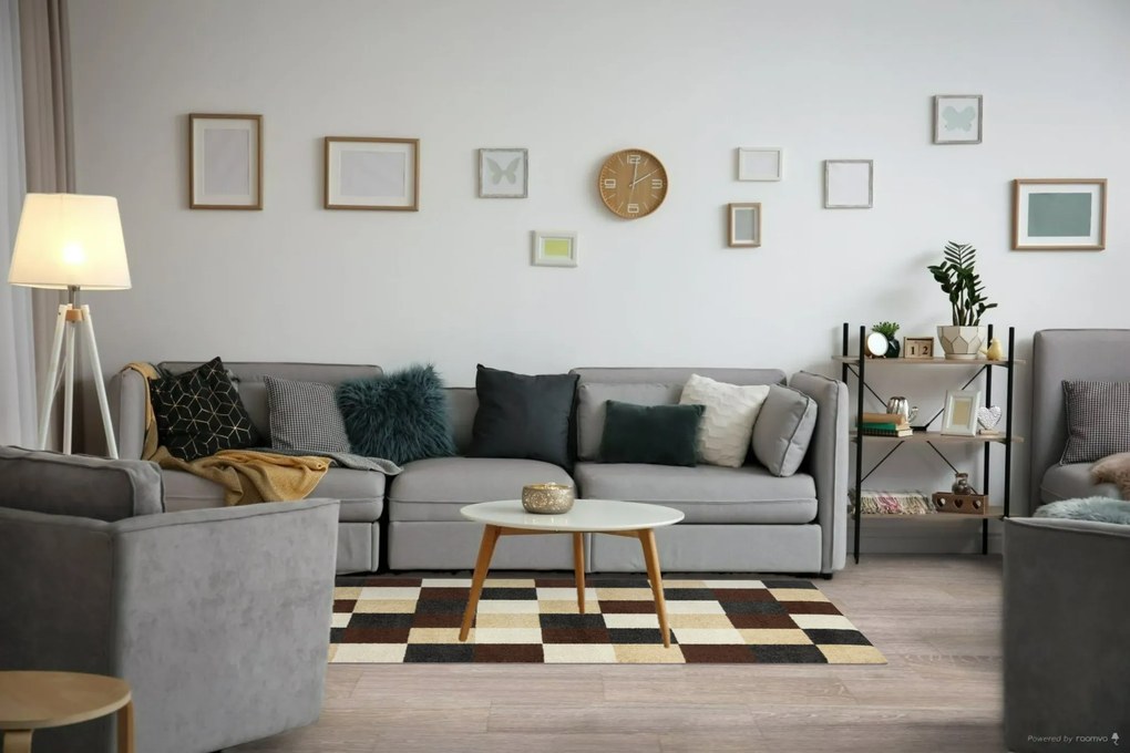 Kusový koberec Lotto 923 FM7 X, 160x235, hnedá, chodba / predsieň, Oriental Weavers