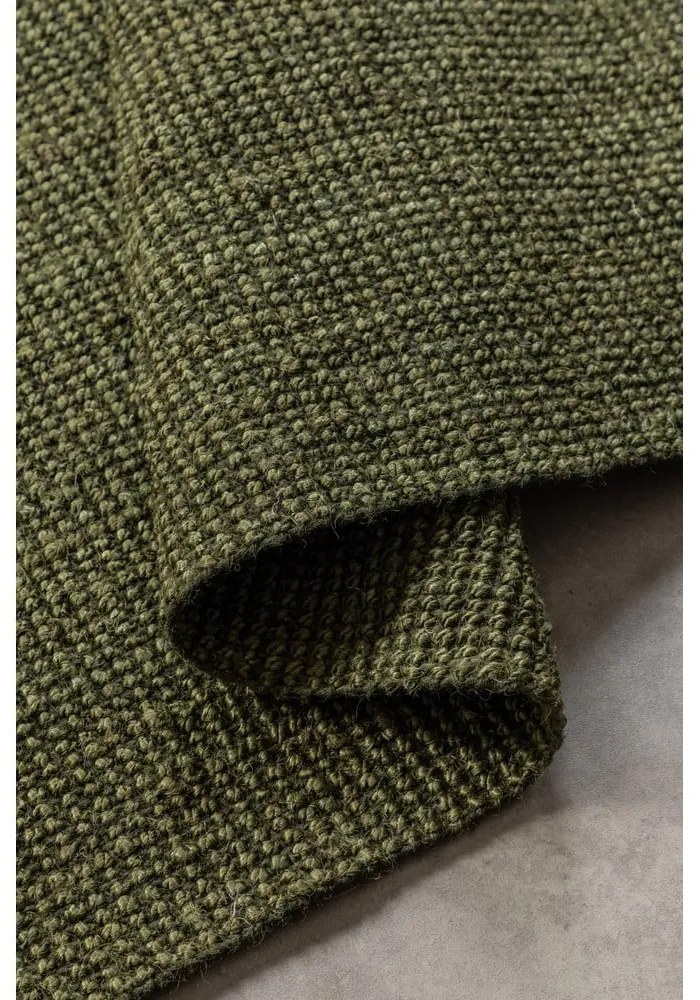 Khaki jutový behúň 80x200 cm Bouclé – Hanse Home