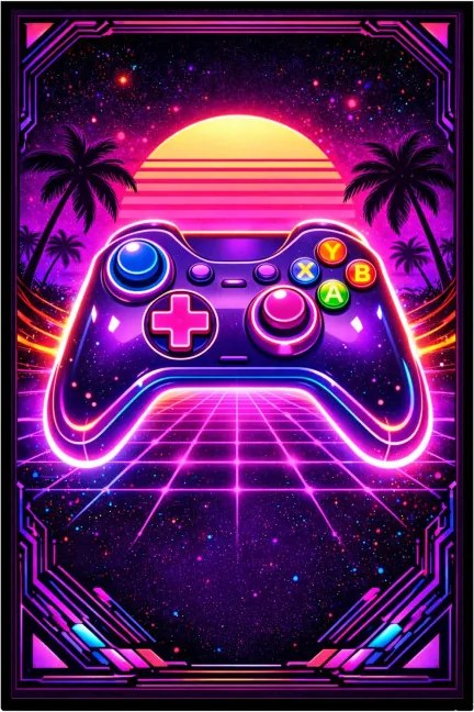 Protišmykový herný koberec Retro Pad