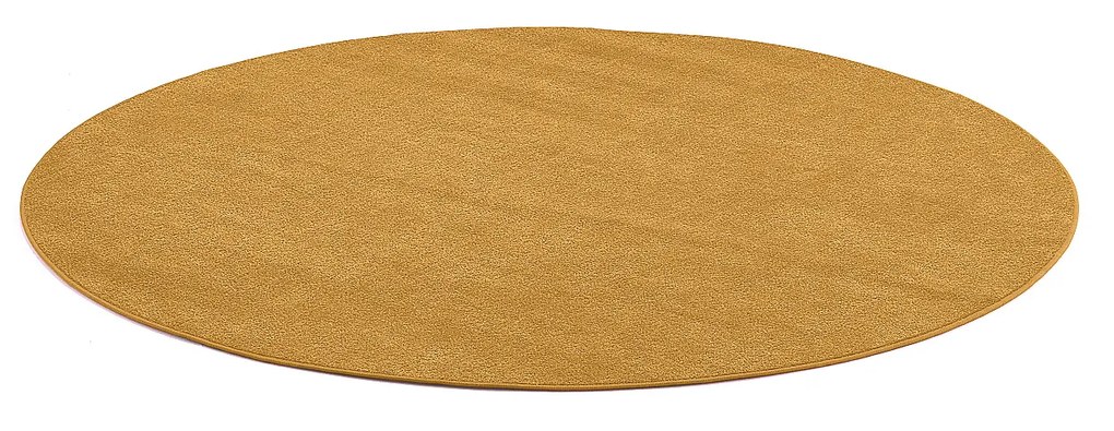 Okrúhly koberec KEVIN, Ø 2500 mm, žltá