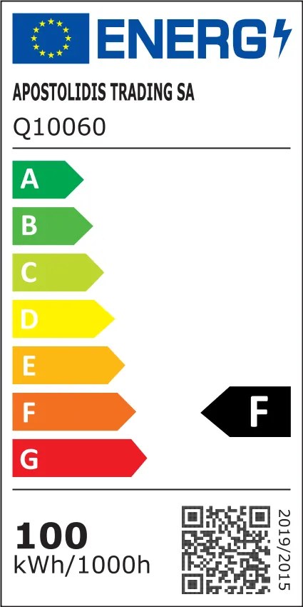 ACA Lighting LED vonkajšie reflektor Q 100W/230V/6000K/9000Lm/110°/IP66, čierny