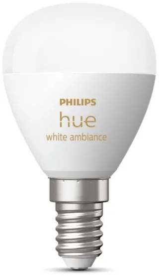 LED Stmievateľná žiarovka Philips Hue WHITE AMBIANCE P45 E14/5,1W/230V 2200-6500K