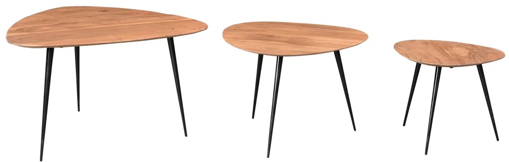 Čierny Konferenčný stolík THIS & THAT 40 × 37 × 37 cm rozmer stolíka v závislosti na zvolenej variante SIT MÖBEL
