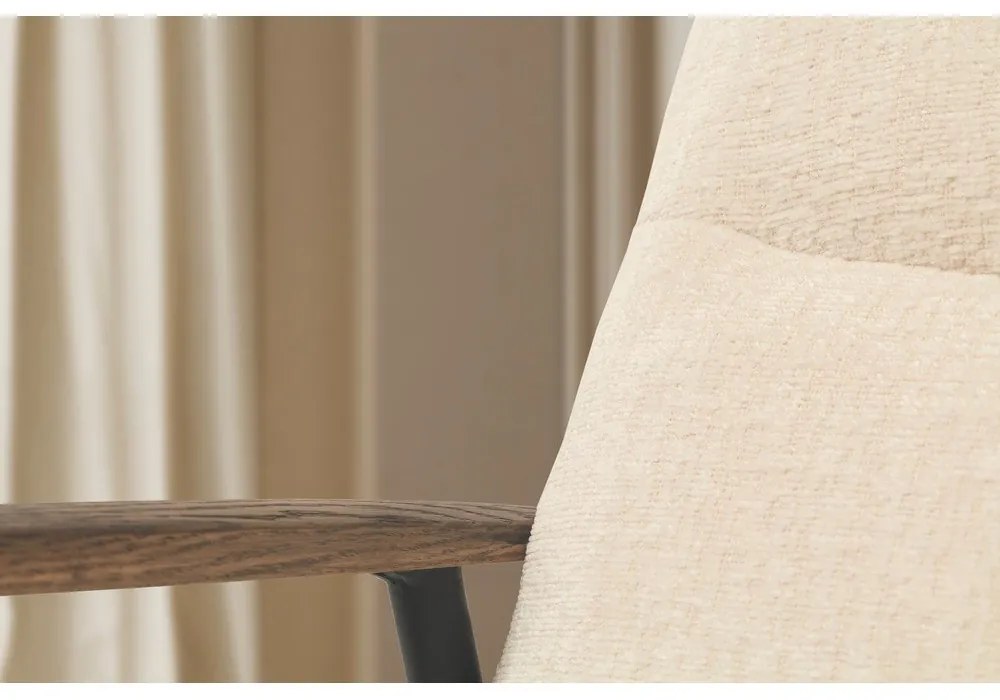 Béžové kreslo Dunia – Marckeric