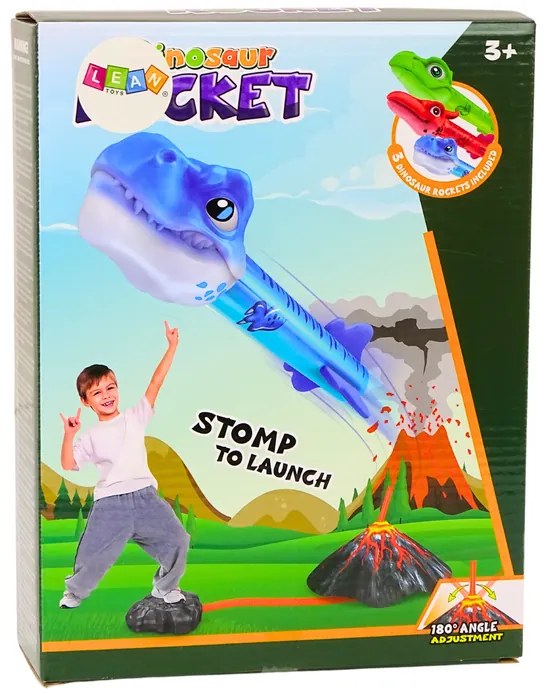 LEAN TOYS Raketometová súprava - Dinosaurus