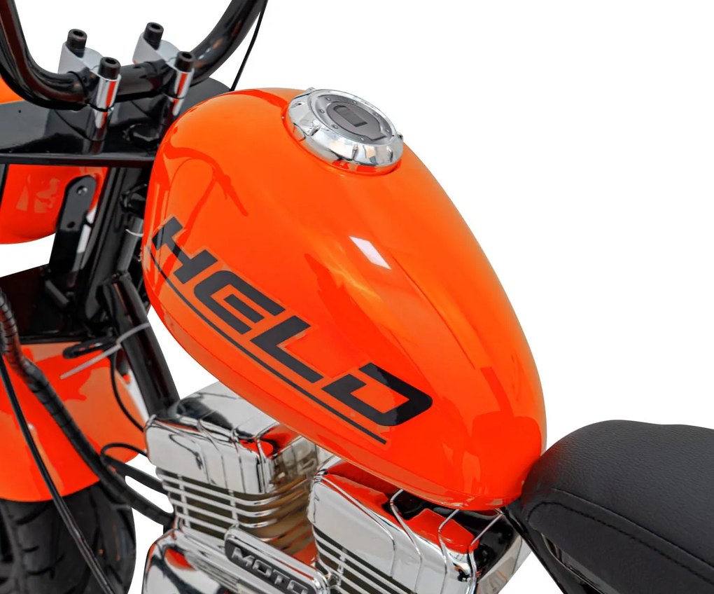 Ramiz Motocykel Chopper Warrior Oranžová
