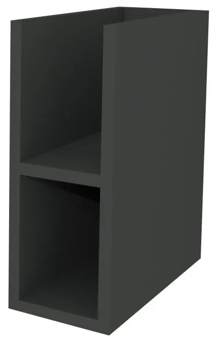 Mereo, Mereo Aira, kúpeľňová skrinka 20 cm, spodná, Multidecor, Šedá antracit, MER-CN797SSEAN