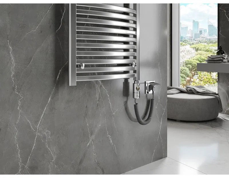 Mexen Helios, elektrické vykurovacie teleso 1800 x 600 mm, 900 W, chrómová, W103-1800-600-2900-01