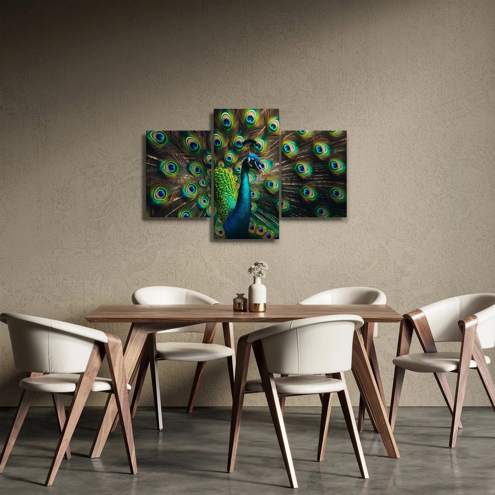 Obraz – Páv (90x60 cm)