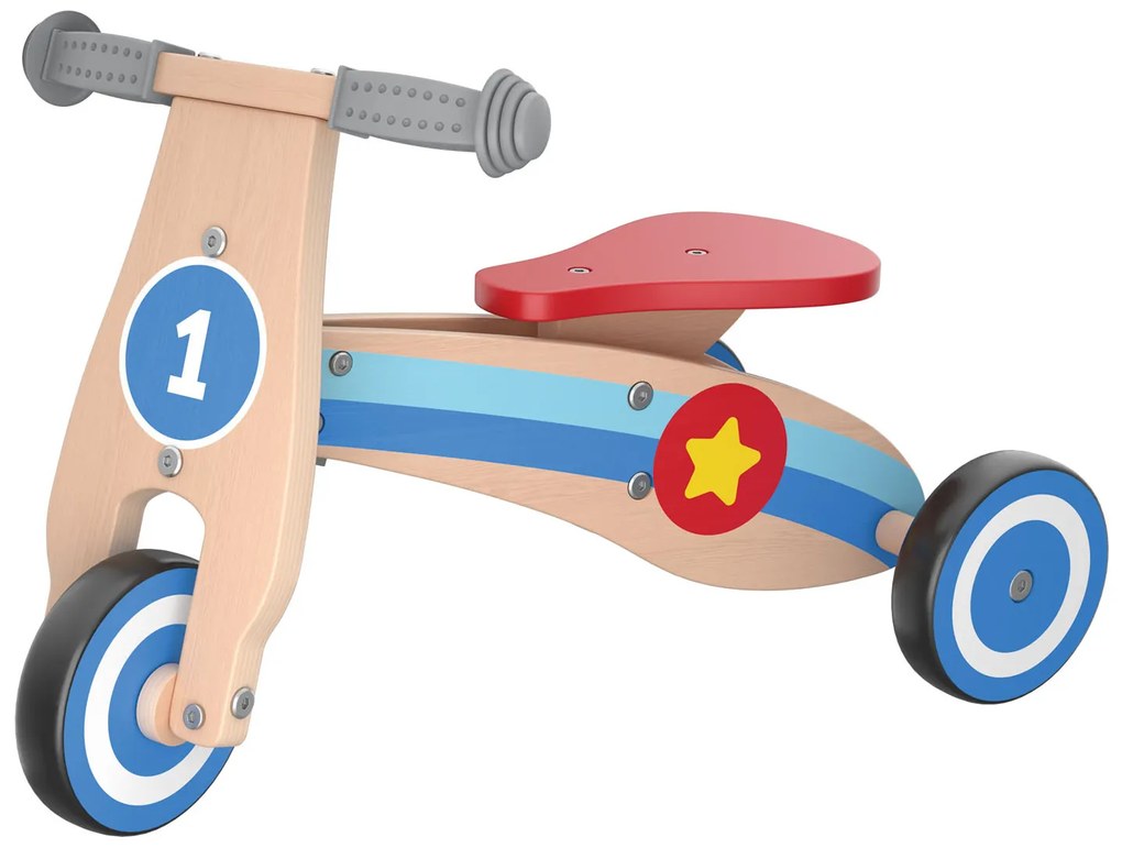 Playtive Drevené odrážadlo/hojdací koník/podporný vozík (odrážadlo) (100336918)