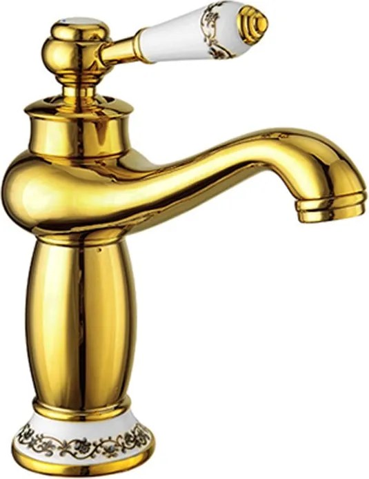 Mexen Draco batéria umývadlová, zlatá - 745400-50