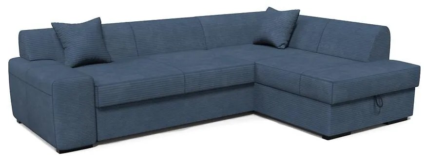 Rohová sedacia súprava Minos P Poso 5 modrá