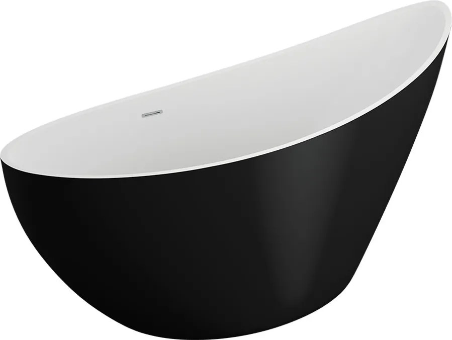 Polimat Akrylátová voľne stojaca vaňa Zoe 180x80 POLIMAT-Rozmery: 180x80, POLIMAT-Farba vane: Biela / ružová lesk