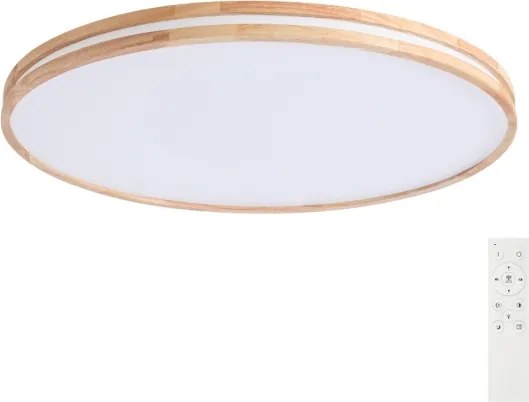 Brilagi - stlmiteľné LED svietidlo MOLINA 128W/230V 3000-6000K, dub, priemer 100 cm +DO