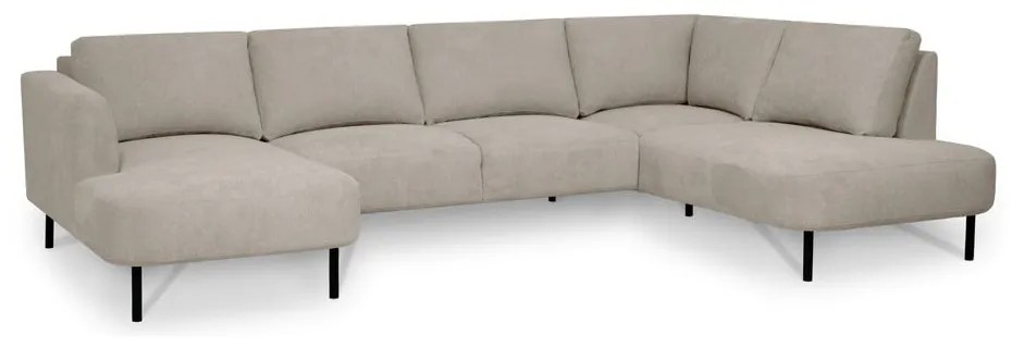 Béžová rohová pohovka (pravý roh/do tvaru "U") Hero – Scandic